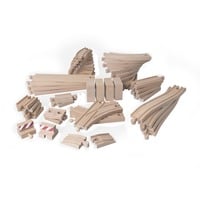 BRIO Set de voies pour circuit de train en bois Bois