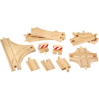 BRIO Véhicule miniature - Aiguillages et Croisements, Train Bois, Piste, Garçon/Fille, 3 an(s), Bois