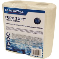 Campingaz Euro Soft papier toilette, Papier hygiénique 100 mm, 126 mm, 182 feuilles, Cellulose