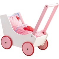 HABA 000950 Landau de poupée Landau de poupée, 1 année(s), Rose, Rouge, Blanc, Bois, 1 siège(s), Enfant