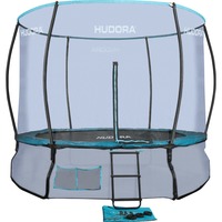 HUDORA 300V trampoline d'exercice Rond, Appareil de fitness Turquoise, 3300 mm, 3300 mm, 2520 mm