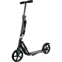 HUDORA BigWheel 205 Universel Scooter classique Noir, Blanc, Trottinette Noir/Anthracite, Universel, Scooter classique, Noir, Blanc, unisexe, Asphalte, 100 kg