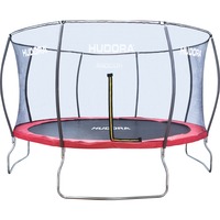 HUDORA Fantastic Trampolin 400V Rond trampoline d'exercice, Appareil de fitness Noir/Rouge, 4,5 m, 4500 mm, 4500 mm, 2620 mm