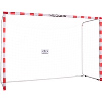 HUDORA Tor Allround 300, But de football Blanc/Rouge