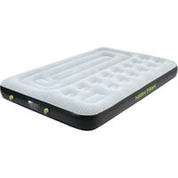 High Peak Air bed Multi Comfort Plus, Lit gonflable Noir/gris, Double matelas, Rectangle, Intérieure et extérieure, Pompe à air intégrée