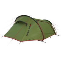 High Peak Sparrow 2, Tente Vert/Rouge