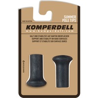 Komperdell Protecteurs de pointes, 12 mm, Appareil de fitness Noir