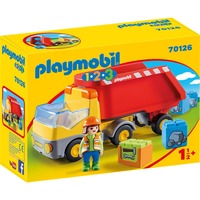 PLAYMOBIL 1.2.3 - Camion benne, Jouets de construction 70126