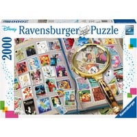 Ravensburger Puzzle 2000 p - Mes timbres préférés / Disney Puzzle avec dalles, 2000 pièce(s), Dessins animés, 14 an(s)