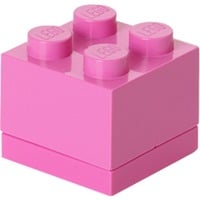 Room Copenhagen Boîte à lunch LEGO Mini Box 4 rose, Boîte de rangement rose fuchsia