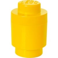 Room Copenhagen LEGO Storage Brick 1 Round Yellow, Boîte de rangement Jaune