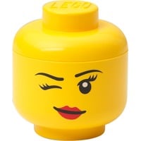Room Copenhagen LEGO Storage Head "Whinky", mini, Boîte de rangement Jaune