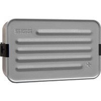 SIGG Food Metal Box Plus L, Lunch-Box Aluminium, Boîte, Rectangulaire, Noir, Gris, Aluminium, 145 mm, 229 mm