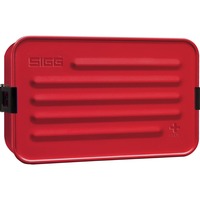 SIGG Metal Box Plus L, Lunch-Box Rouge, Boîte de rangement alimentaire, Adulte, Rouge, Aluminium, Monochromatique, Rectangulaire