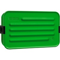 SIGG Metal Box Plus L, Lunch-Box Vert, Boîte de rangement alimentaire, Adulte, Vert, Aluminium, Monochromatique, Rectangulaire