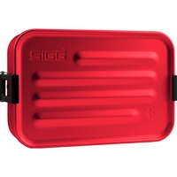 SIGG Metal Box Plus S, Lunch-Box Rouge, Boîte de rangement alimentaire, Adulte, Rouge, Aluminium, Monochromatique, Rectangulaire