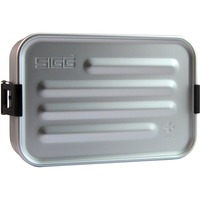 SIGG Metal Box Plus S, Lunch-Box Argent, Boîte, Rectangulaire, Noir, Gris, Aluminium, 117 mm, 170 mm