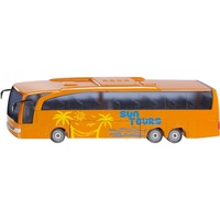 SIKU Mercedes-Benz Travego Bus De Tourisme, Jeu véhicule Orange, Orange, Metal, Plastique, 3 an(s), Garçon/Fille, Super; Mercedes, Intérieure