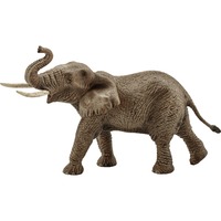 Schleich WILD LIFE Éléphant d'afrique Mâle, Figurine 3 an(s), Multicolore, Plastique, 1 pièce(s)