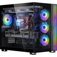ALTERNATE Gaming-PC Window Edition • RTX 5070 Ti • AMD Ryzen™ 7 7800X3D • 32 GB RAM, PC gaming Noir/transparent