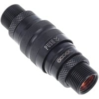 Alphacool 8756072 pièce et accessoire pour systèmes de refroidissement d'ordinateurs, Connecteur Noir (Mat), Laiton, Noir, 1/4", Femelle, 2,39 cm, 110 g
