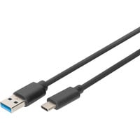 Digitus Câble de connexion USB 3.2 Gen 1 USB-A > USB-C Noir