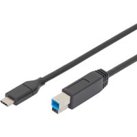 Digitus Câble de connexion USB 3.2 Gen 1 USB-C > USB-B Noir