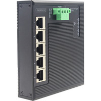Digitus Réseau Ethernet Gigabit 5 ports, Switch Noir