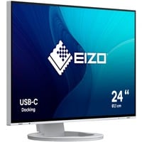EIZO FlexScan EV2485-WT 24" Moniteur Blanc, 1x DisplayPort, 1x HDMI, 1x USB-C, 4x USB-A