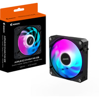 GIGABYTE AORUS EZ CHAIN FAN 120 Carte-mère Ventilateur 12 cm Noir 1 pièce(s), Ventilateur de boîtier Noir, Ventilateur, 12 cm, Noir