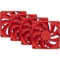 HYTE FA12 ventilateurs de boîtier Rouge, 4 pièces, 120 x 120 x 25 mm, PWM, 4 pièces, 120 x 120 x 25 mm, PWM, 4 pièces