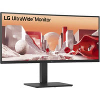 LG 34BA75QE-B écran plat de PC 86,4 cm (34") 3440 x 1440 pixels Wide Quad HD LCD Noir Moniteur UltraWide incurvé Noir, 1x DisplayPort, 2x HDMI, 1x USB-C, 4x USB-A, 1x RJ-45, 86,4 cm (34"), 3440 x 1440 pixels, Wide Quad HD, LCD, 5 ms, Noir