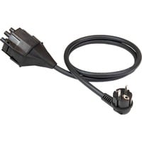 NRGkick Adaptateur de prise « prise de terre » type E + F 13A (UE) Noir