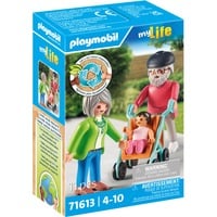 PLAYMOBIL My Life Grands-parents avec bébé, Jouets de construction 