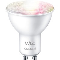 WiZ Spot 4,9 W (éq. 50 W) PAR16 GU10, Lampe à LED 9 W (éq. 50 W) PAR16 GU10, Ampoule intelligente, Blanc, Wi-Fi, GU10, Multicolore, 2200 K