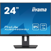 iiyama ProLite XUB2495WSU-B5 24" Moniteur Noir (Mat), HDMI, DisplayPort, VGA, Sound