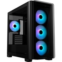 ASUS A23 PLUS TG ARGB BLACK Noir boîtier mini tower Noir | 2x USB-A | 1x USB-C | RGB | Verre Trempé