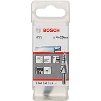 Bosch Fraises étagées HSS queue 3 pans, Perceuse Perceuse