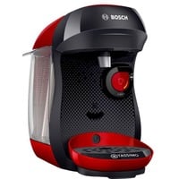 Bosch TAS1003 machine à café Entièrement automatique Machine à café à capsules 0,7 L, Machine à capsule Noir/Rouge, Machine à café à capsules, 0,7 L, Capsule de café, 1400 W, Noir, Rouge