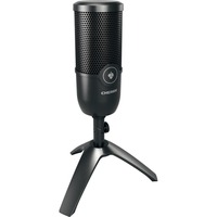CHERRY UM 3.0 Noir Microphone de table Noir, Microphone de table, 24 bit, 96 kHz, 120 dB, Cardioïde, Avec fil