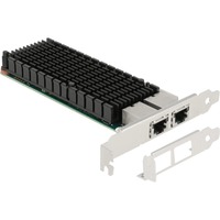 DeLOCK 88505 carte réseau Interne Ethernet 10000 Mbit/s Interne, Avec fil, PCI Express, Ethernet, 10000 Mbit/s, Acier inoxydable