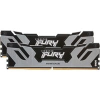 Kingston FURY FURY 64 Go 6400 MT/s DDR5 CL32 DIMM (kit de 2) Renegade Silver XMP, Mémoire vive Noir, 64 Go, 2 x 32 Go, DDR5, 288-pin DIMM