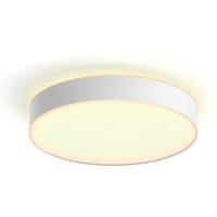 Philips Hue Plafonnier de grande taille Devere, Lumière LED Blanc, Philips Hue White ambiance Plafonnier de grande taille Devere, Éclairage de plafond intelligent, Bluetooth, Blanc, LED, Métal, Ampoule(s) non remplaçable(s)