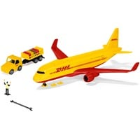 SIKU DHL cargo aircraft with accessories Avion Pré-assemblé, Modèle réduit de voiture Bleu/Blanc, Avion, Pré-assemblé, Unisexe, Métal, Plastique, Rouge, Jaune, Pas pour les enfants de moins de 36 mois