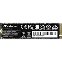 Verbatim Vi5000 2 To M.2 PCI Express 4.0 NVMe 3D NAND SSD 2 To, M.2, 5000 Mo/s
