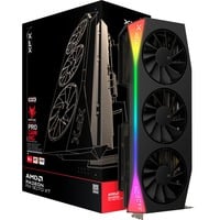 XFX Radeon RX 9070 XT OC Mercury RGB, Carte graphique Noir, RDNA4, GDDR6, 3x DisplayPort, 1x HDMI 2.1