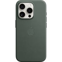 Apple Coque en tissage fin avec MagSafe pour iPhone 15 Pro, Housse/Étui smartphone Vert foncé