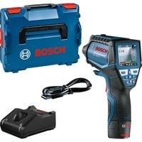 Bosch GIS 1000 C Professional Multimètre environnemental, Détecteur thermique Bleu/Noir, Multimètre environnemental, -40 - 1000 °C, 2 °C, -1 - 1%, °C, Avec fil &sans fil