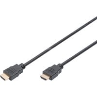 Digitus Câble de connexion HDMI haute vitesse, avec Ethernet, Full HD 1080i/p Noir
