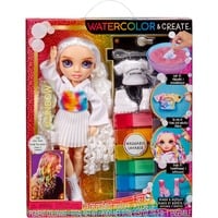 MGA Entertainment Rainbow High WaterColor & Create Dolls- Purple Eyes, Poupée Rainbow High WaterColor & Create Dolls- Purple Eyes, Poupée mannequin, Femelle, 4 an(s), Couleurs assorties